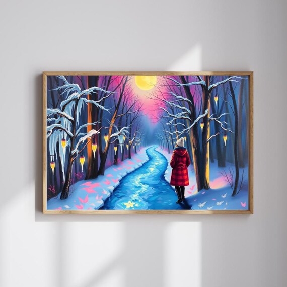 Gothic Winter Wonderland Jigsaw Puzzle Dark Art For Family Fun