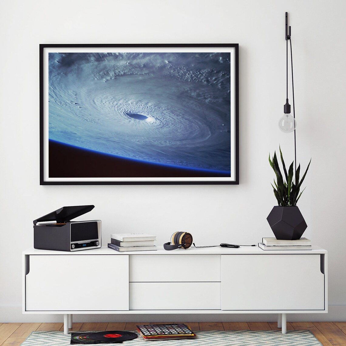 Tornado Outer Space Art Print, Bedroom Decor - Image 3