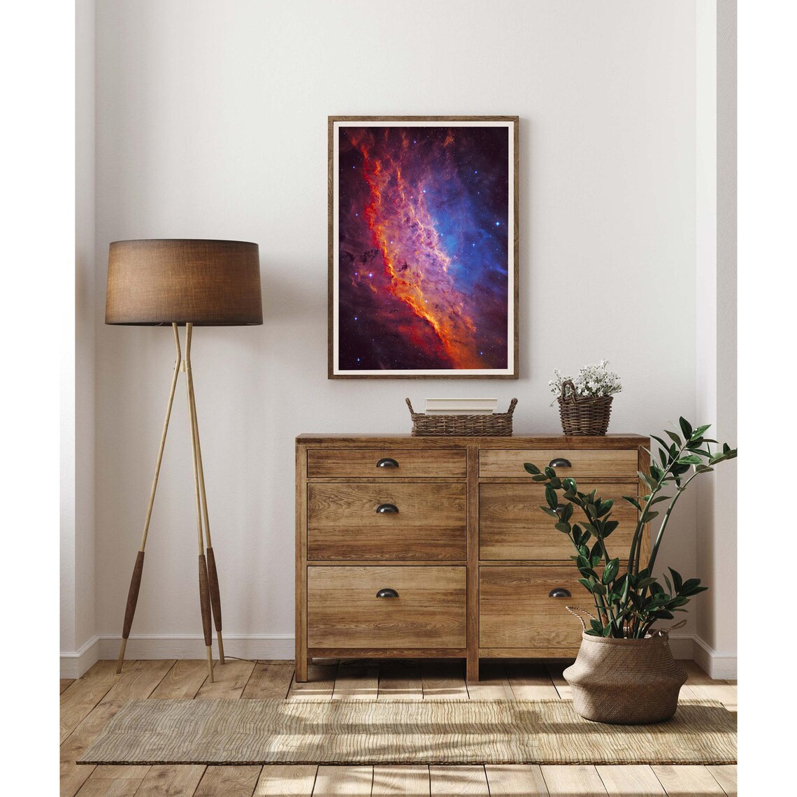 California Nebula Space Poster, Astronomy Wall Art - Image 2