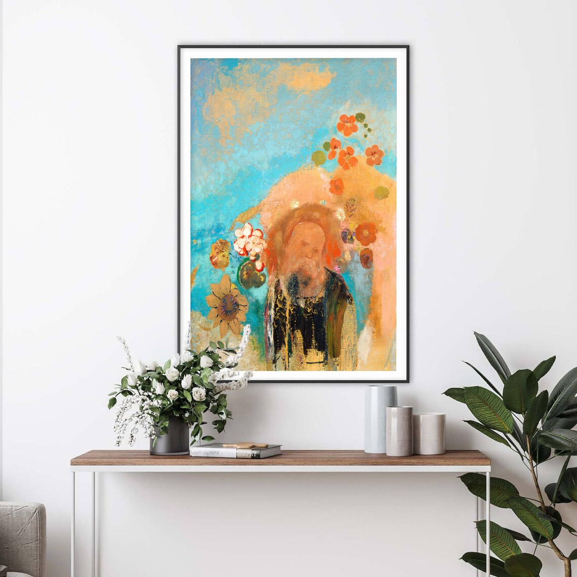 Odilon Redon Evocation of Roussel Symbolist Dream Vision Art Poster - Image 2