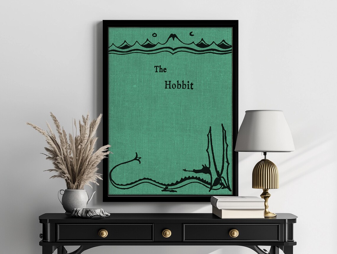 The Hobbit Poster, Tolkien Literary Print - Image 3