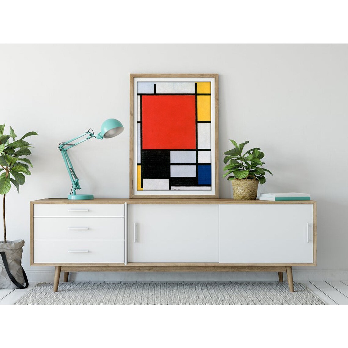 Piet Mondrian Vintage Wall Art, Classic Art Print - Image 3