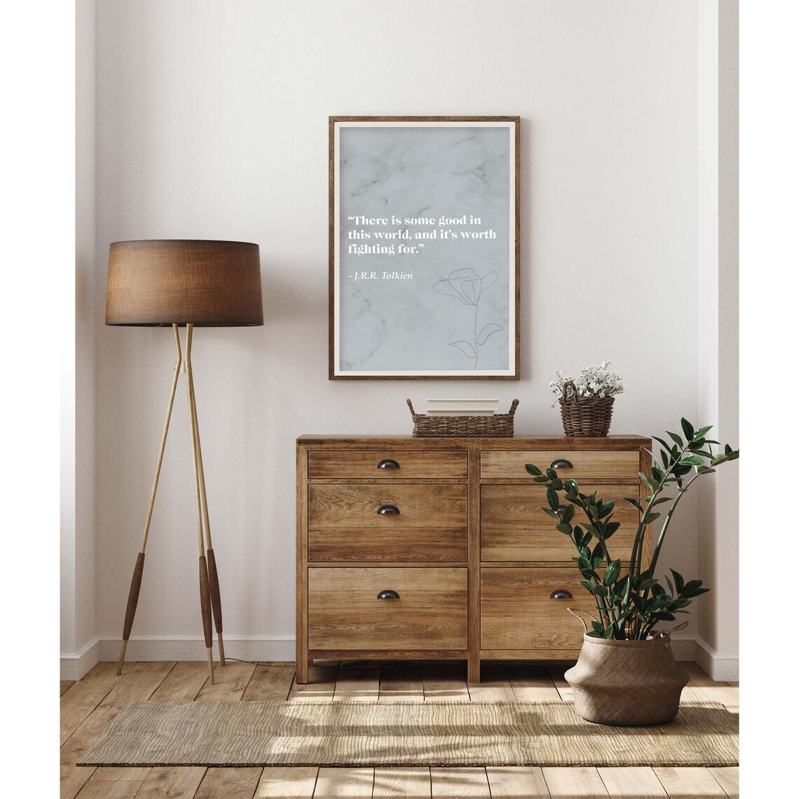Lord Of The Rings Literary Quote Art Print - Image 2