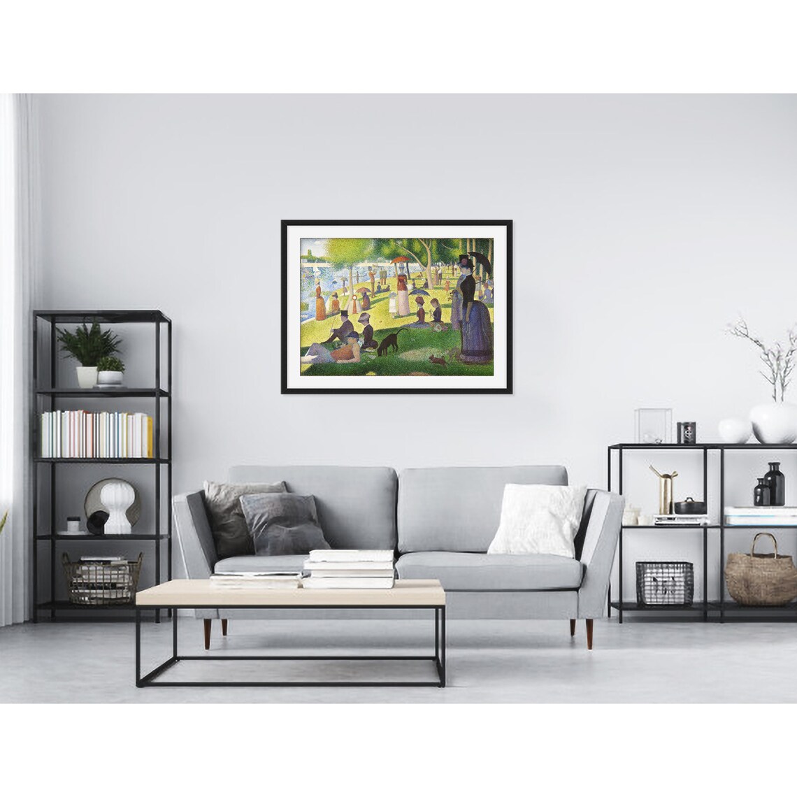 A Sunday On La Grande Jatte, Seurat Vintage Art Print - Image 3