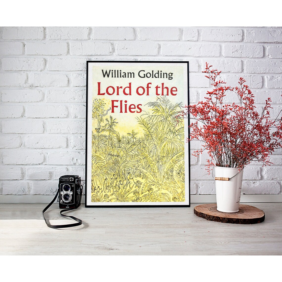 Lord Of The Flies Vintage Literary Poster Print - Image 4