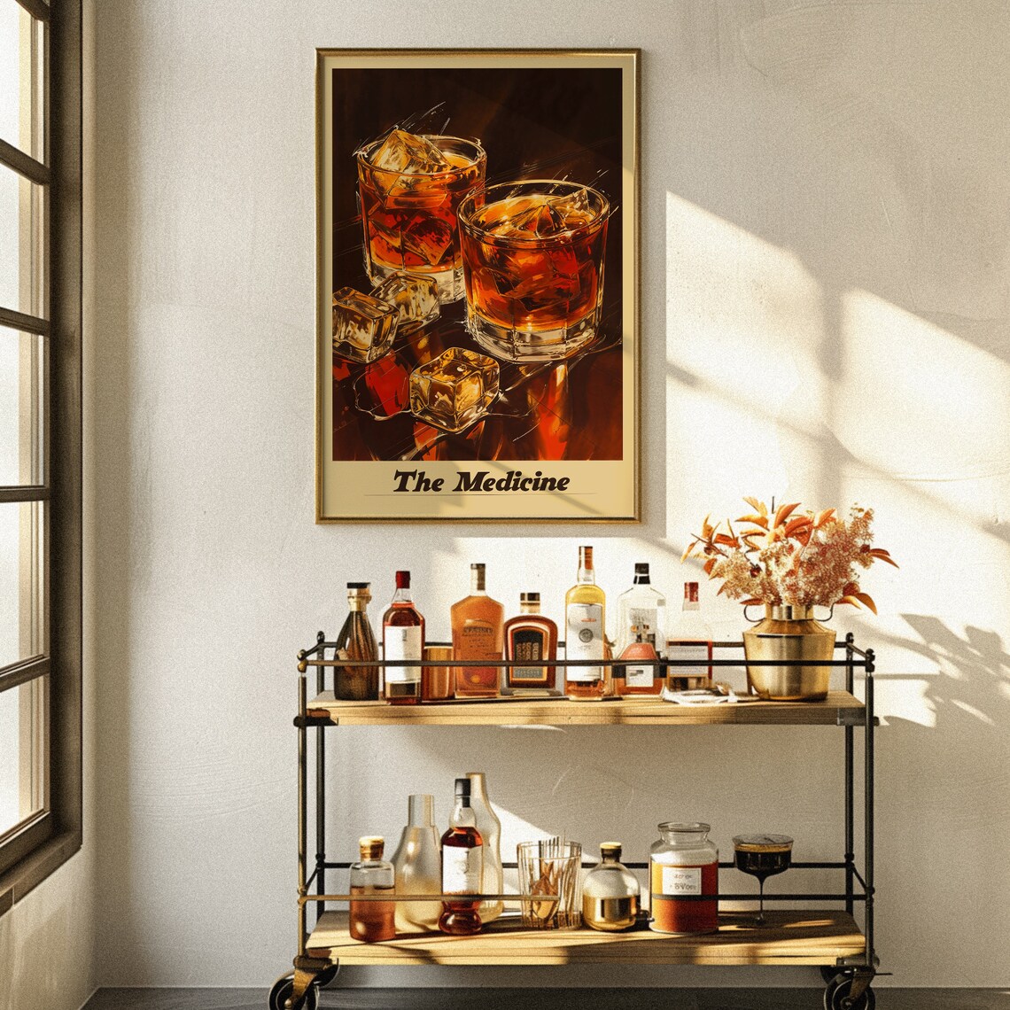 Whiskey The Medicine Vintage Liquor Ad Art Print - Image 3