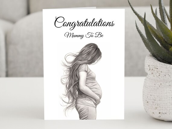 Congratulations Mummy To Be Pregnancy Card New Mum Gift Poster