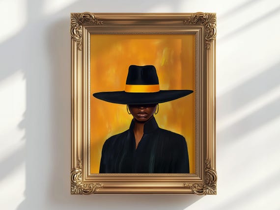 African Art Prints Black Print Wall Women