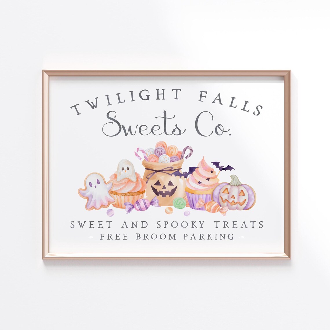 Halloween Bakery, Cute Pastel Artwork Poster - Image 3