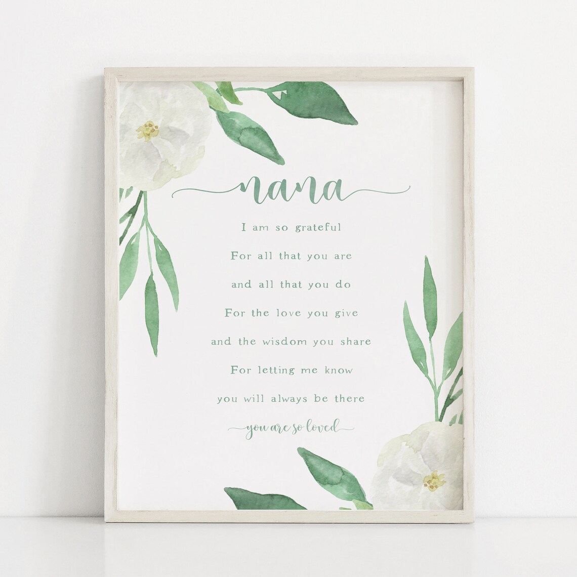 Instant Nana Quote Poem, Heartfelt Birthday Present - Image 5
