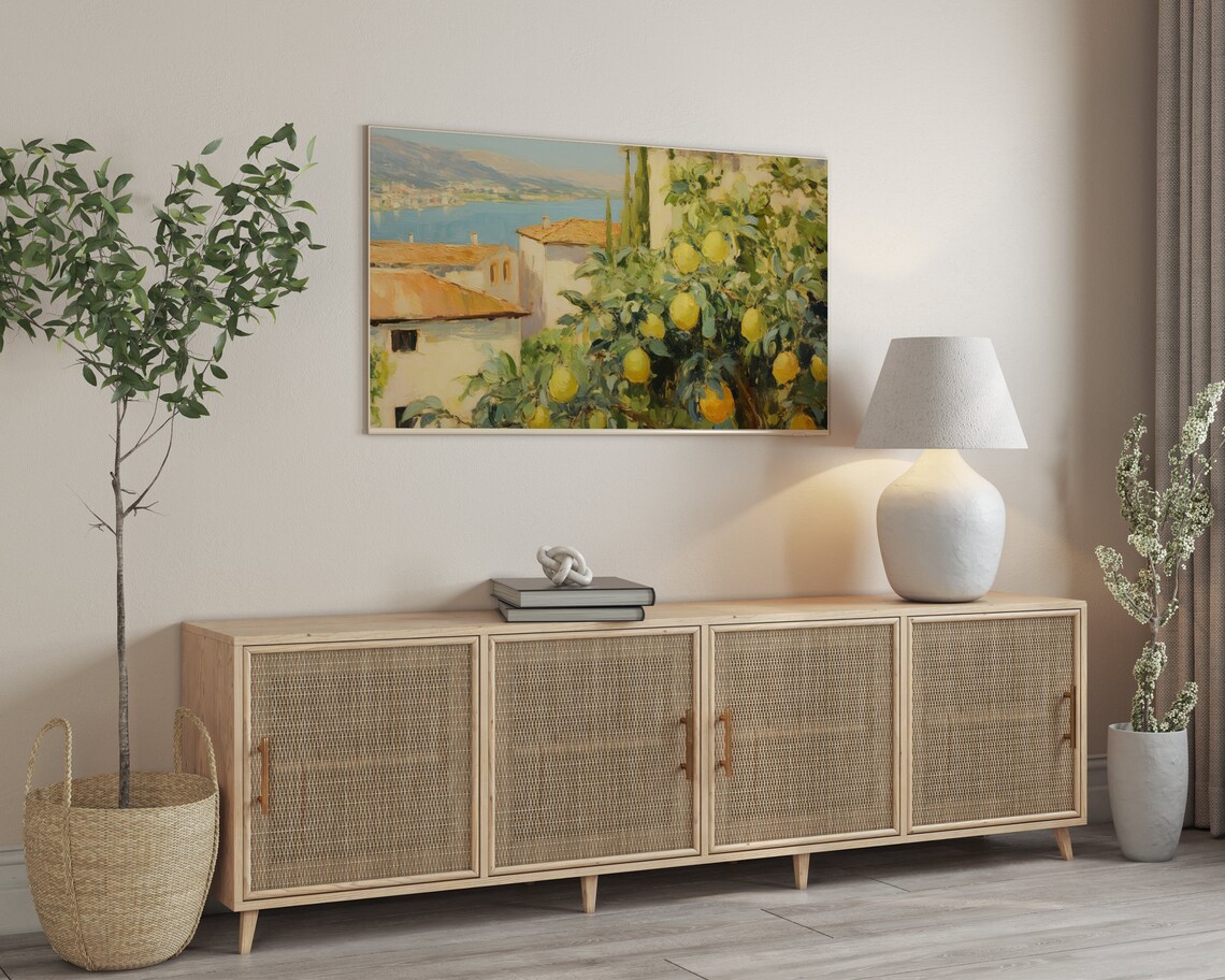 Italian Lemon Art Print, Mediterranean Kitchen Decor - Image 3