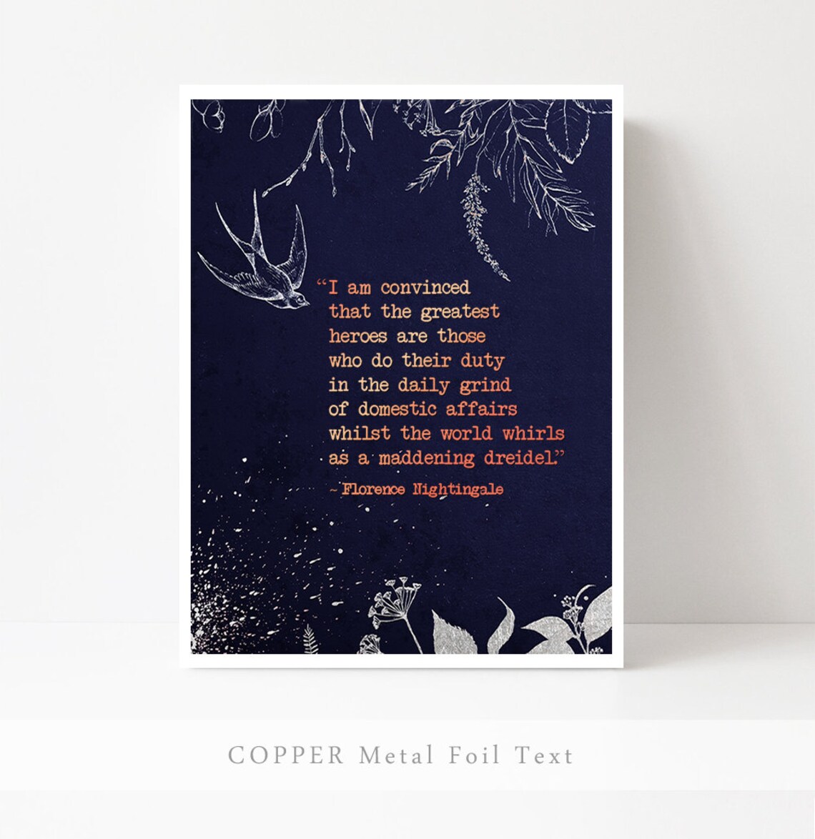 Florence Nightingale Quote Art Print for Nurses - Image 3
