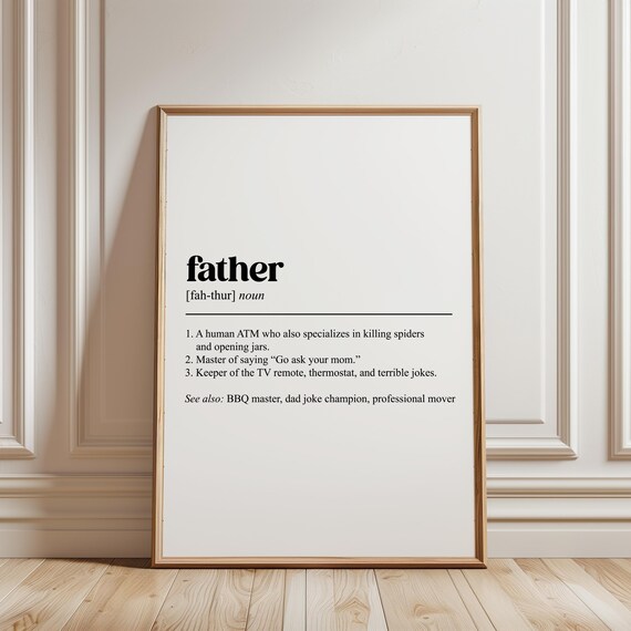 Father Definition, Funny Fathers Day Quote