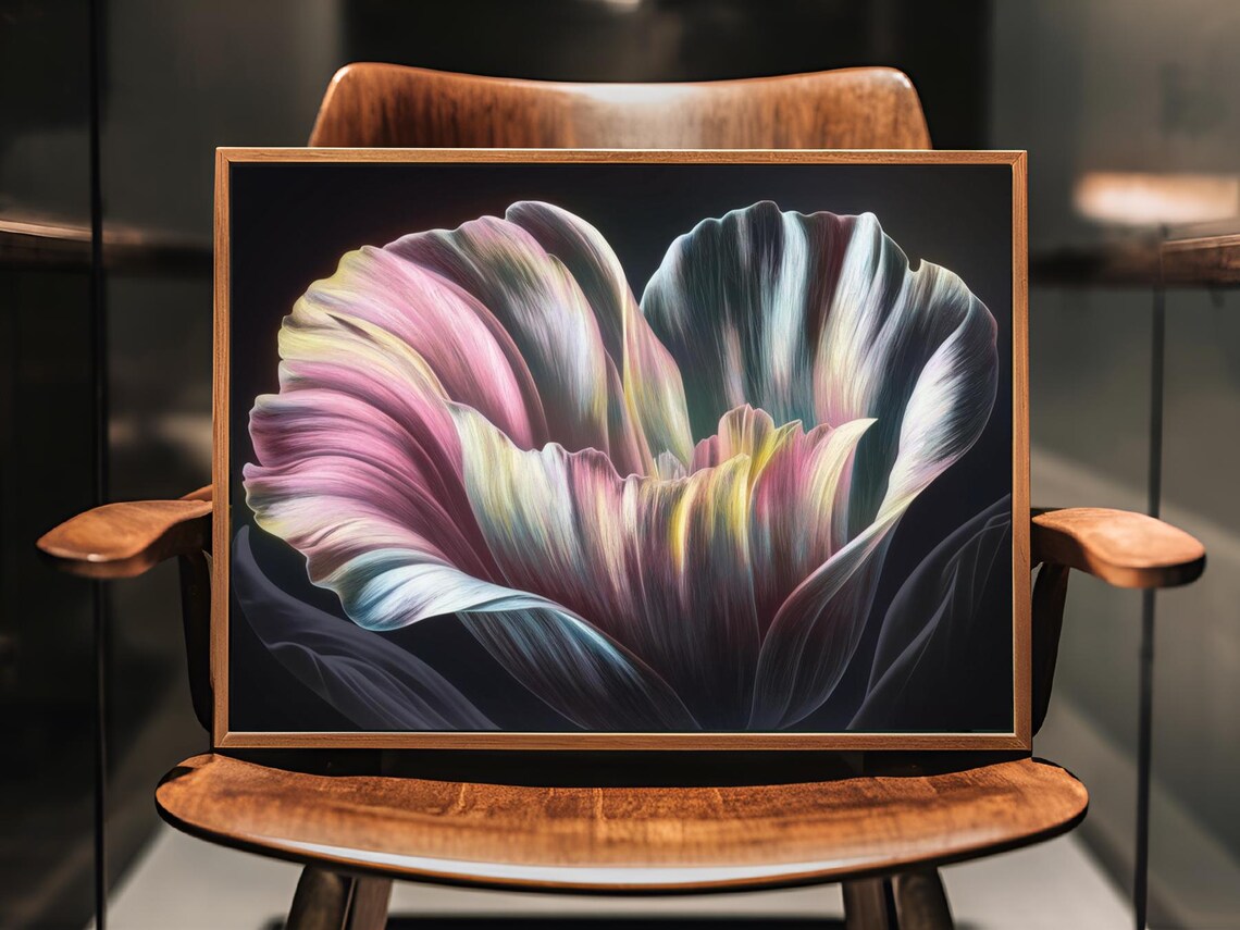 Soft Pastel Flower Bloom Macro Botanical Floral Nature Poster