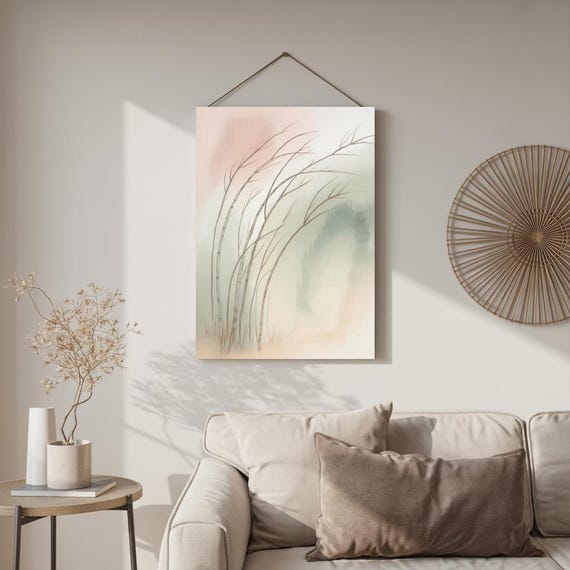 Whispers Of Wind Minimalist Tree Print
