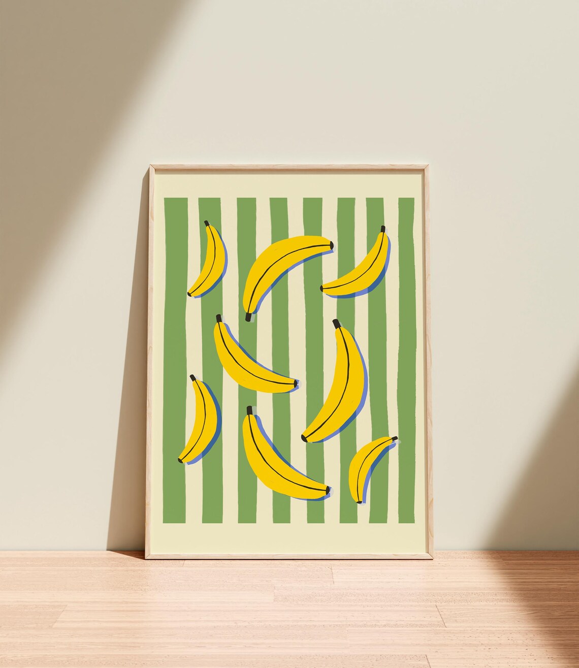 Retro Banana Fruit Art Print, Kitchen Wall Decor - Image 4