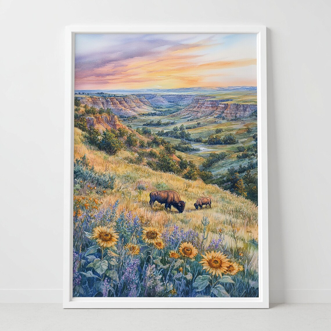 Theodore Roosevelt National Park Wilderness Poster
