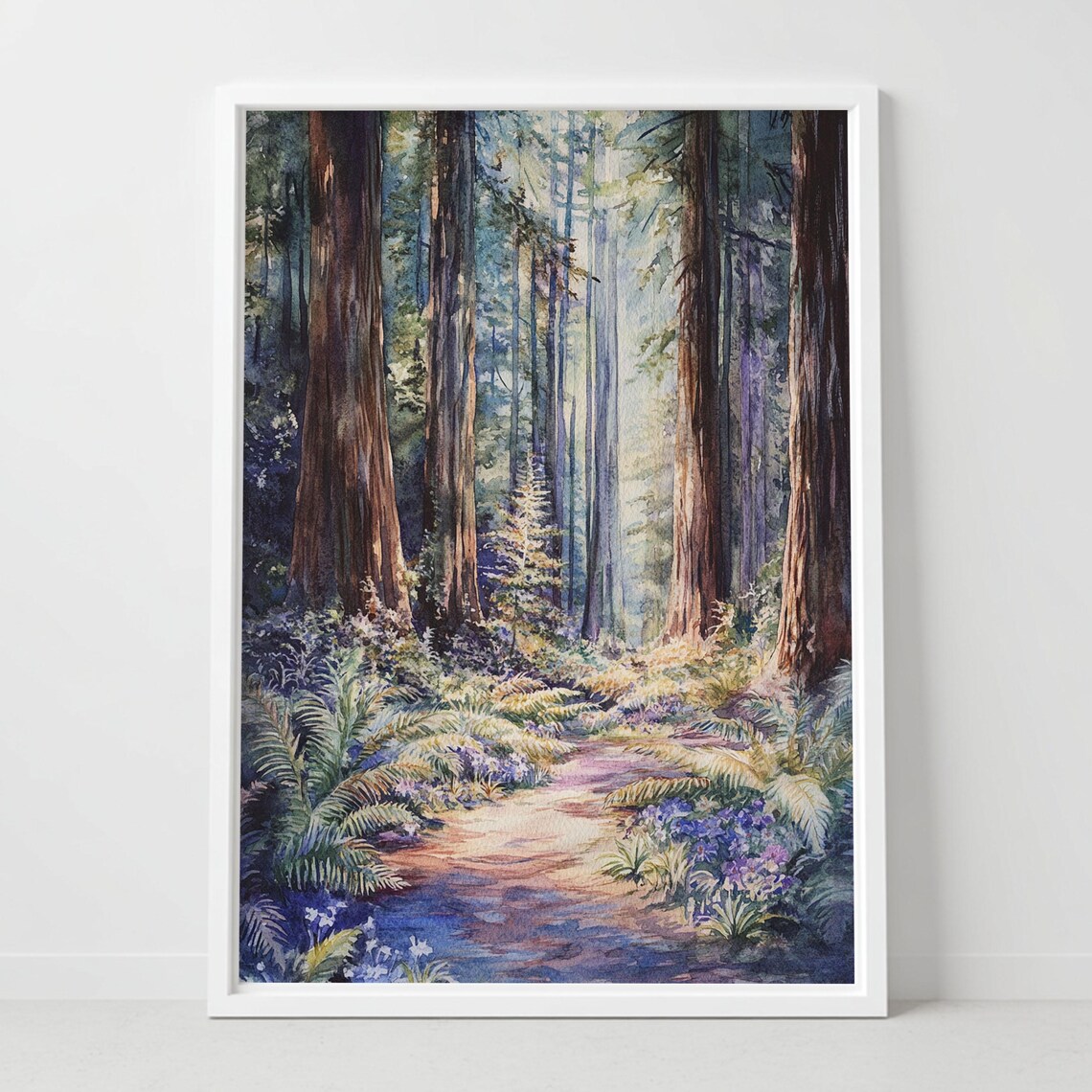 Humboldt Forest, Nature Landscape Art Print