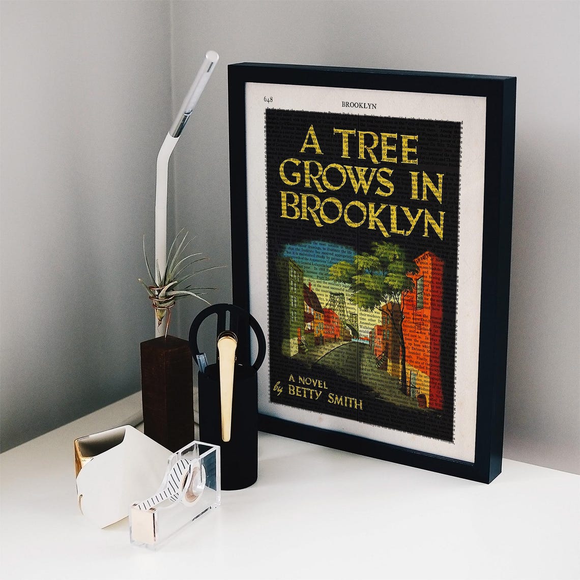 Betty Smith A Tree Grows in Brooklyn Dictionary Page Book Art Poster - Image 3