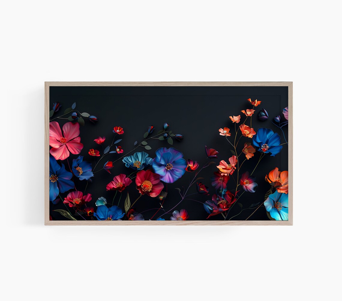 Wildflower Garden Spring Botanical Art Print