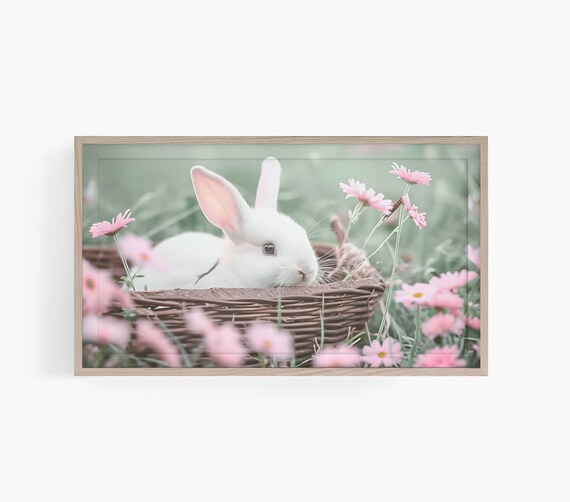 Easter Bunny Floral Art for TV