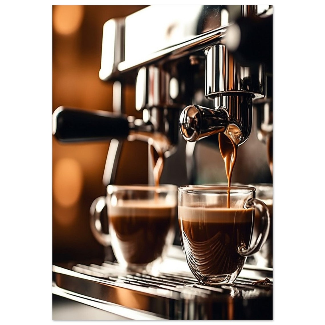 Kitchen Picture Coffee Machine Poster On Matte Premium Paper Decoration Wall Decoration - Image 2