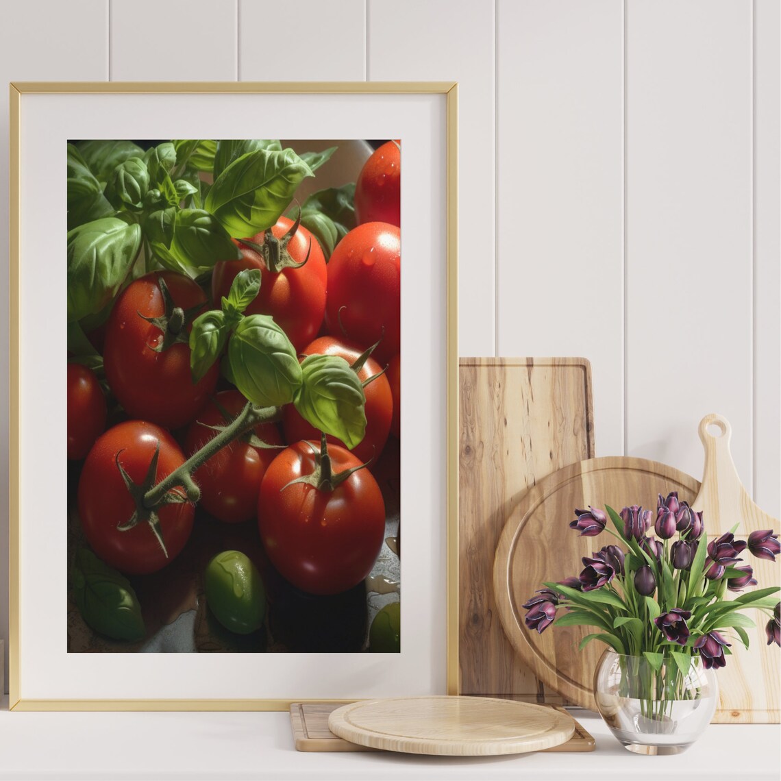 Fresh Tomatoes Kitchen Art Print, Food Poster - Image 4