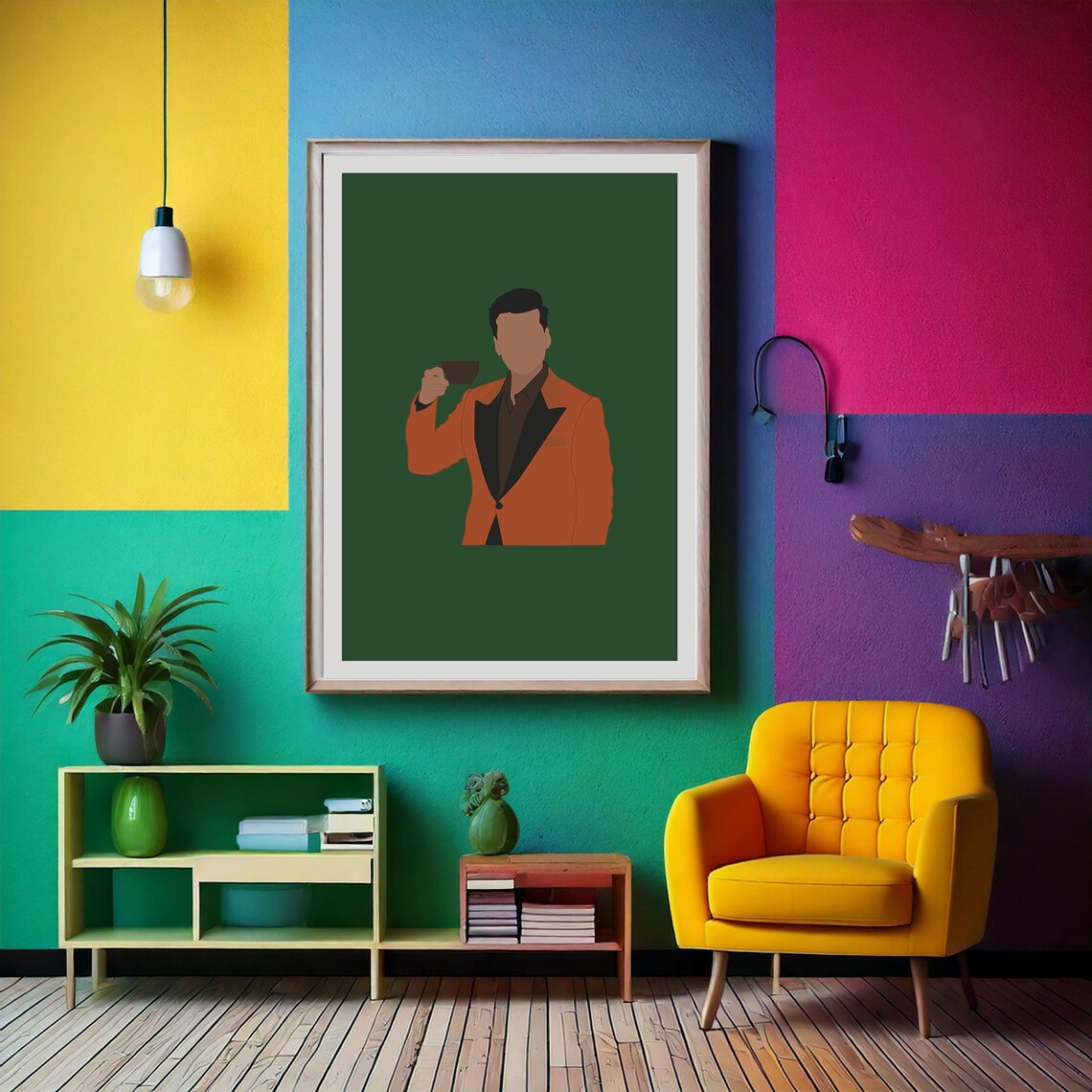 Karan Johar, Koffee With Karan Art Print - Image 3