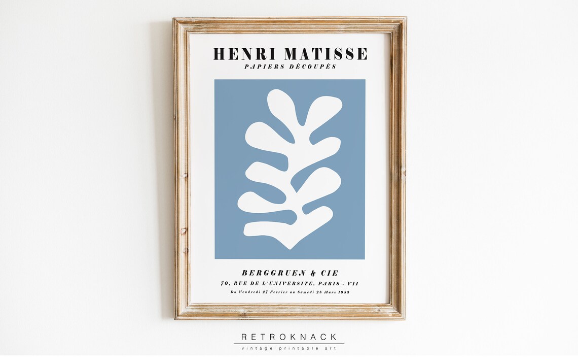 Henri Matisse Papiers Decoupes 1953 Paris Exhibition Art Poster - Image 2