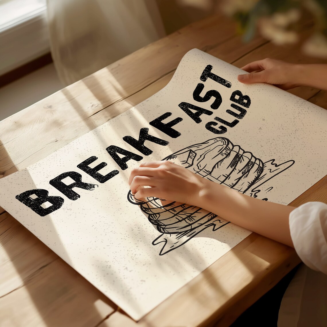 Vintage Pancakes Poster, Retro Kitchen Wall Art - Image 3