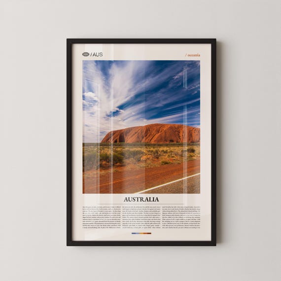 Australia Print Wall Art Poster Photography Scenic Landscape Nature Decor