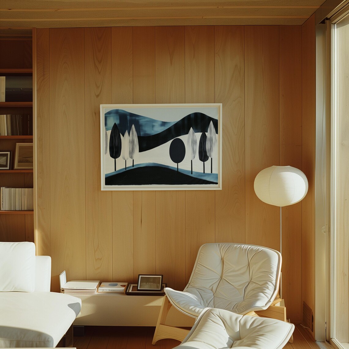 Modern Abstract Landscape, Minimalist Print - Image 4