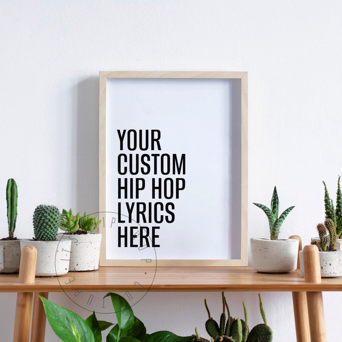 Custom Lyrics Poster Custom Hip Hop Lyrics Print Custom Rap Lyrics Poster Custom Rapper Quote Personalized Quote Personalized Lyric Print - Image 5