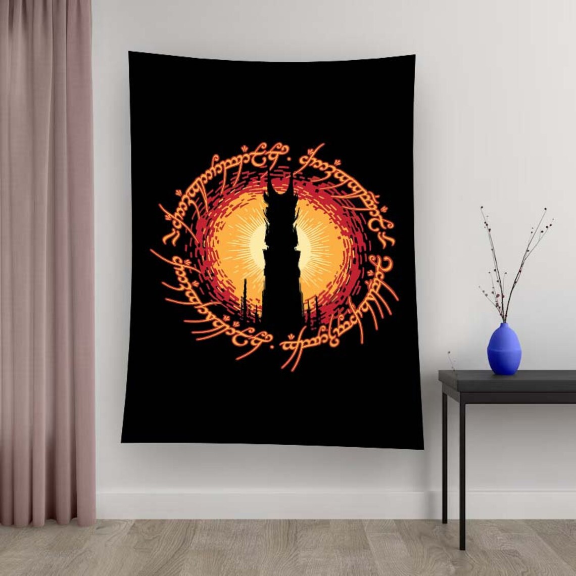 Lord Of The Rings Barad Dur Eye Of Sauron Dark Tower Fantasy Poster - Image 2