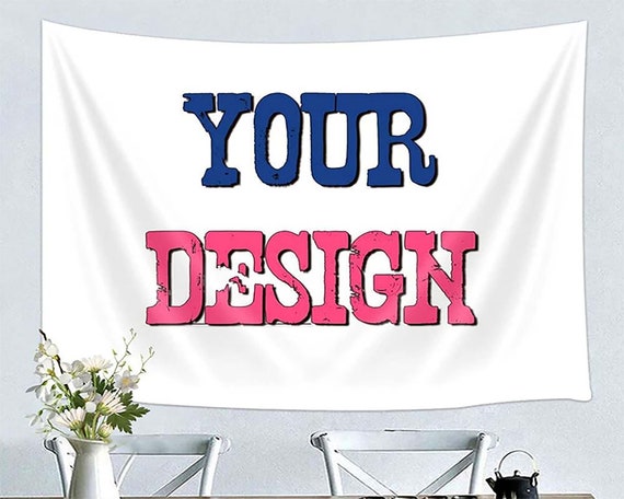 Tapestry Custom Tapestry Design Your Own Tapestry Custom Backdro Personalized Wall Hanging Tapestry Custom Text Your Text Tapestry Custom