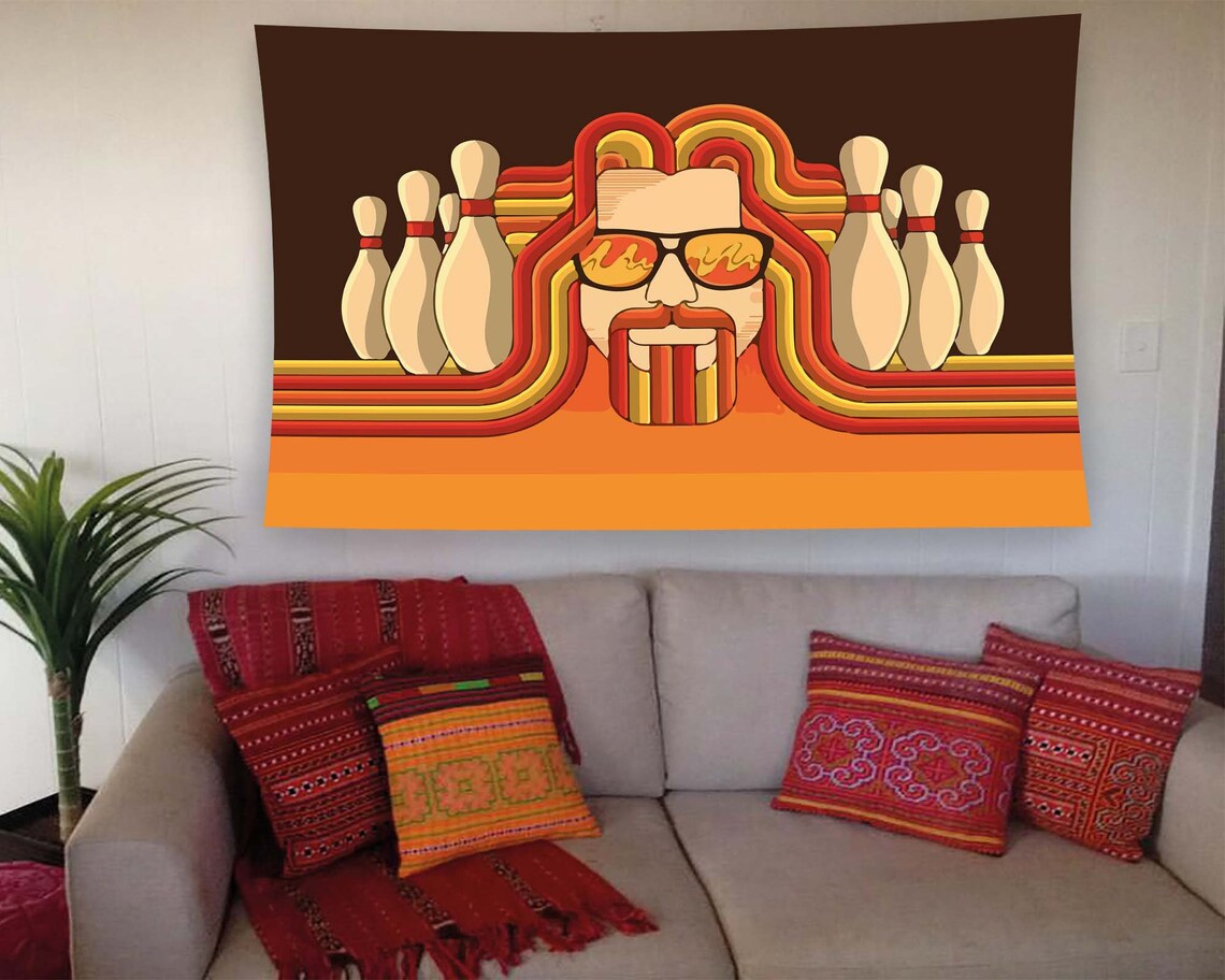 The Dude Big Lebowski Wall Art Print, Custom Gift - Image 3