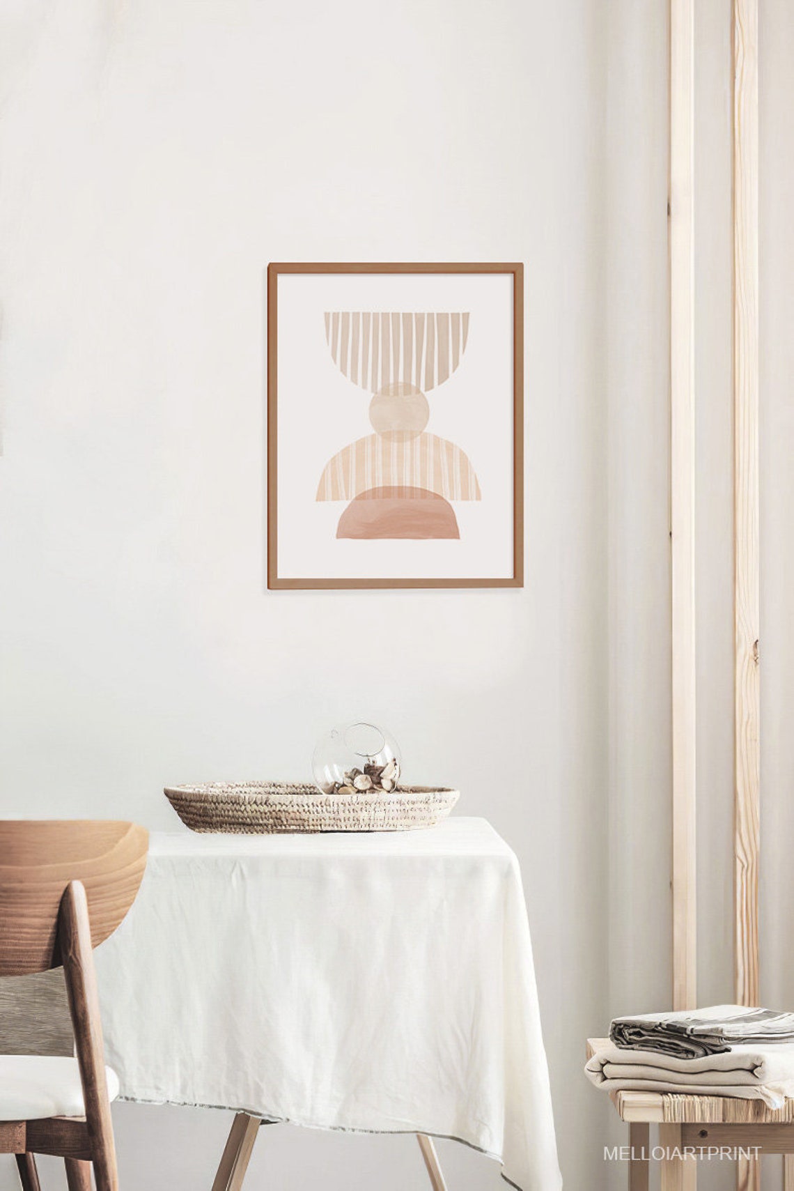 Earth Tone Abstract Art Nursery Print Neutral Color Wall Art Minimalist Print Art Print Boho Decor Abstract Print - Image 3