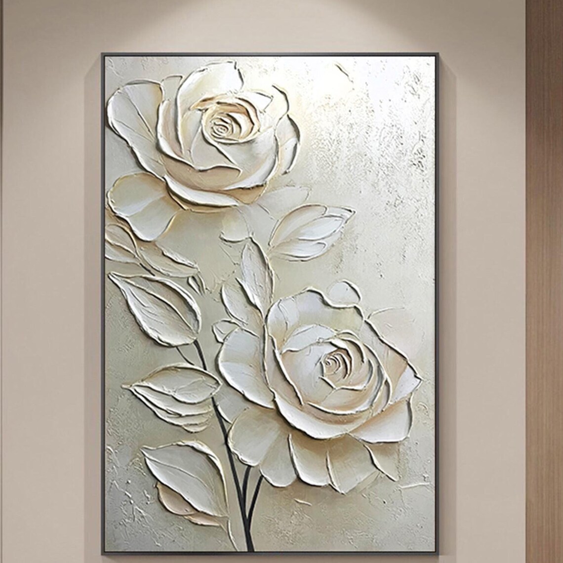 3D Textured Christmas Gifts Abstract Art Print
