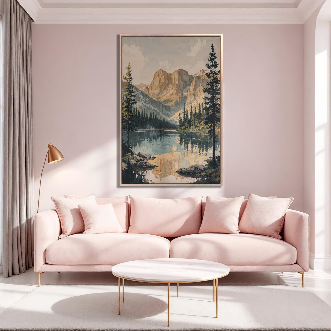 Alpine Lake Reflection Beneath Majestic Rocky Mountain Peaks Poster - Image 5