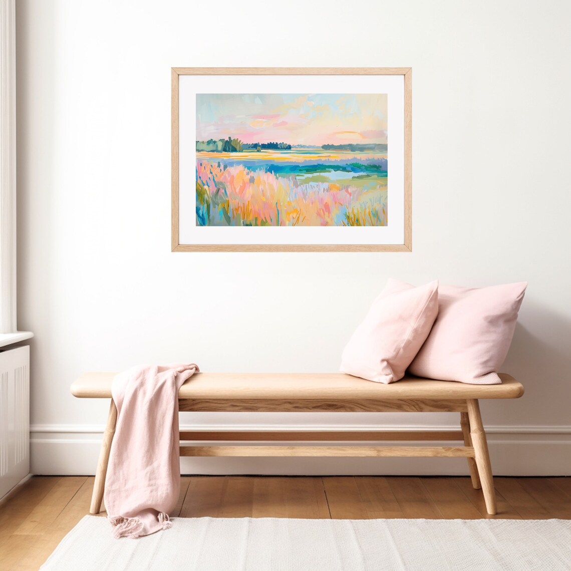 Abstract Landscape, Whimsical Maximalist Art Print - Image 2