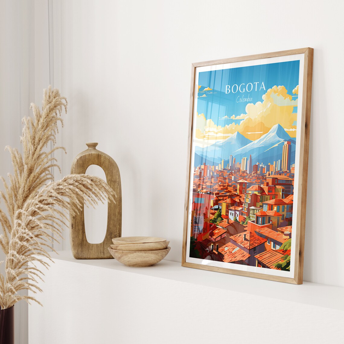 Bogota Vintage Travel Poster, Colombia Travel Poster - Image 2