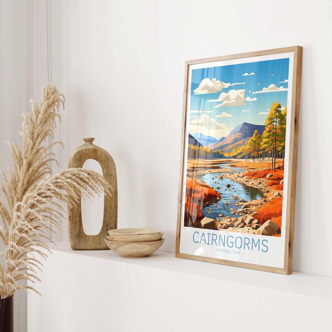 Cairngorms National Park Nature Travel Poster - Image 2