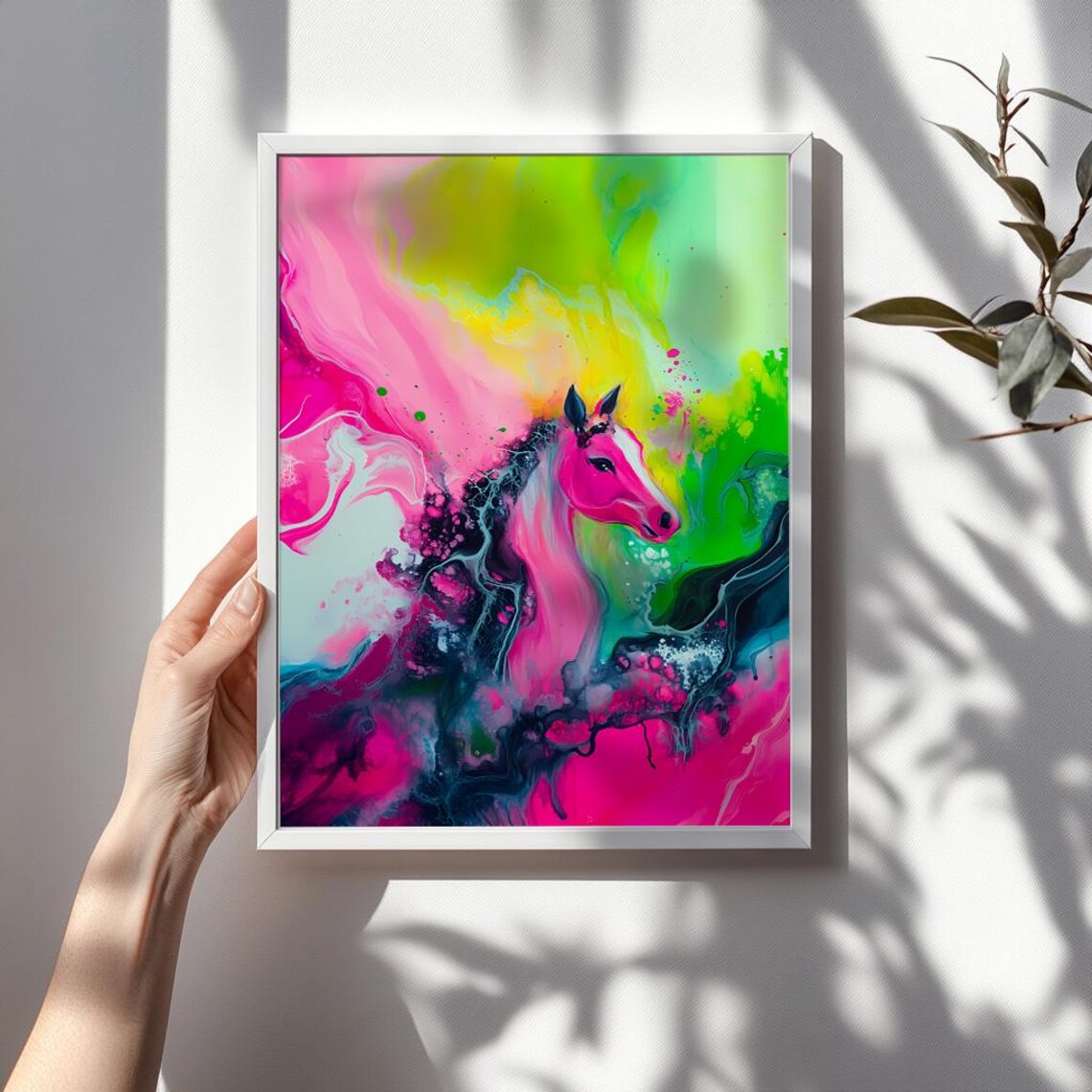 Matisse Inspired Abstract Painting, Surreal Nature Art - Image 3