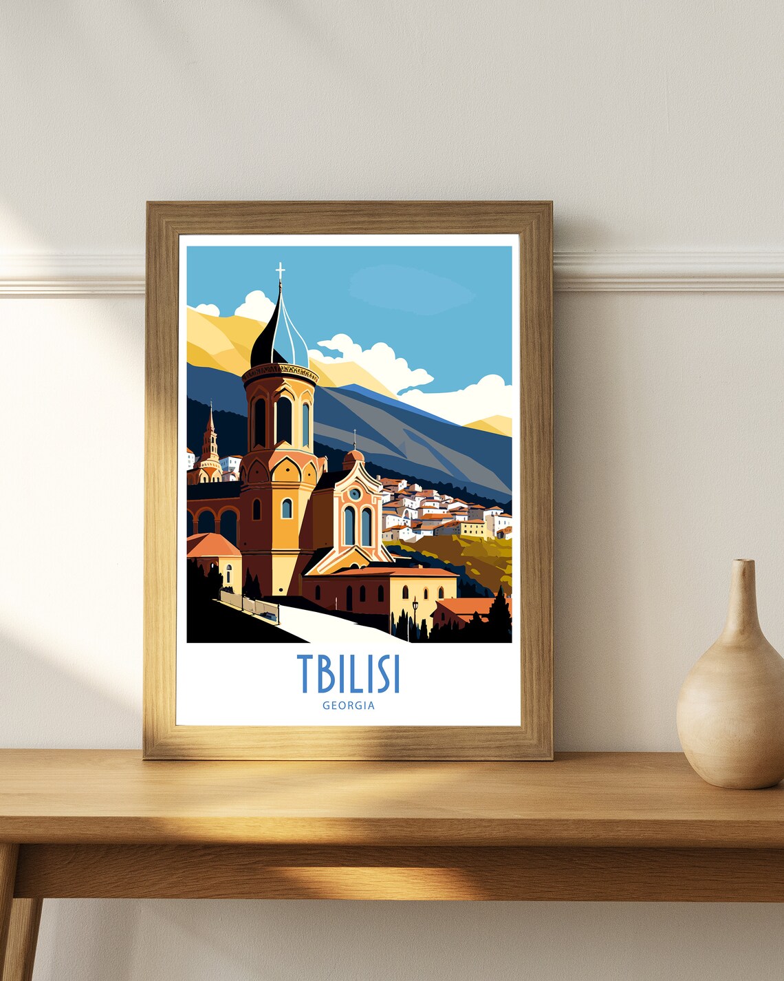 Tbilisi Travel Poster, Georgia City Wall Art - Image 5