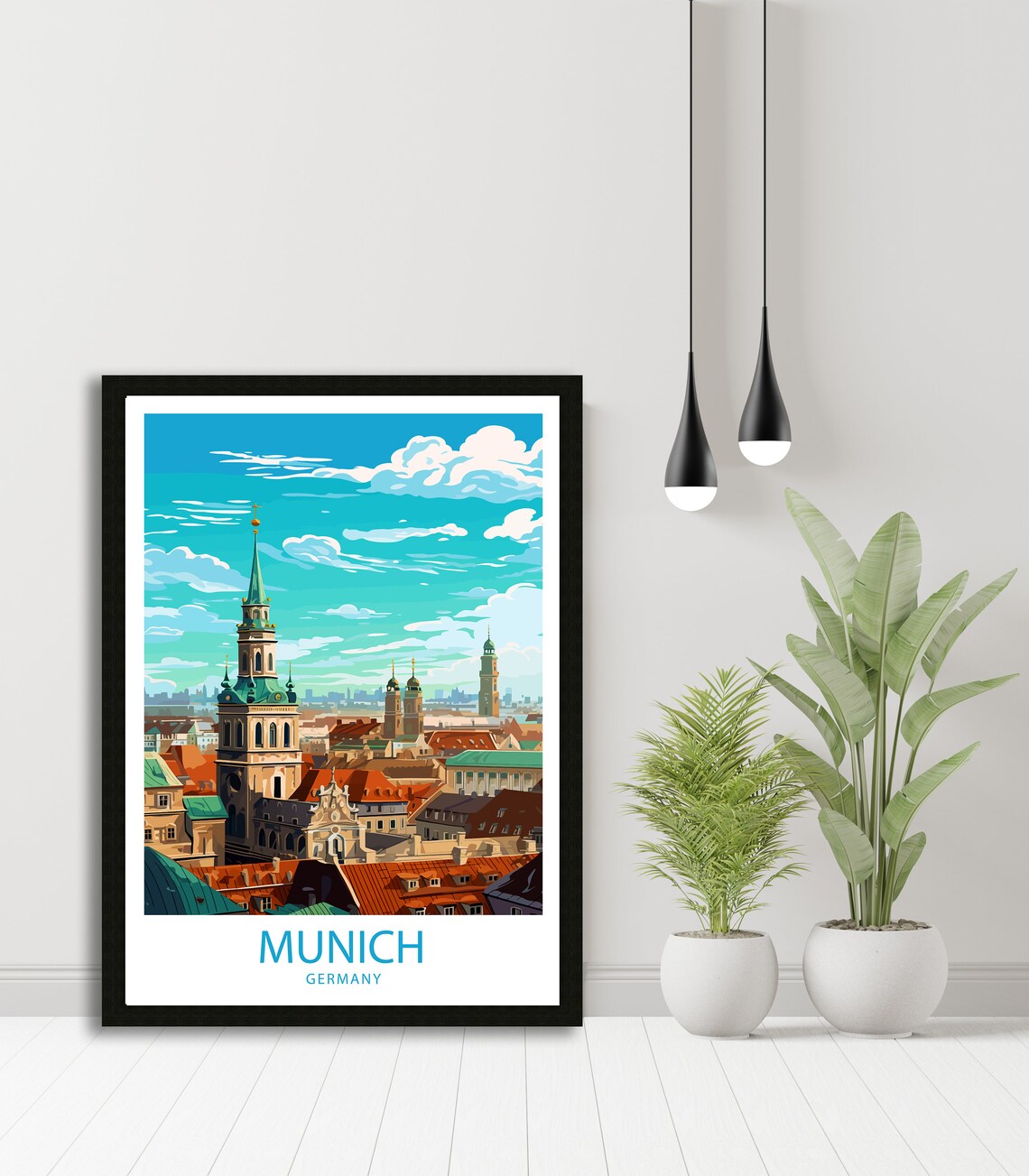 Munich Germany Travel Poster - Image 4