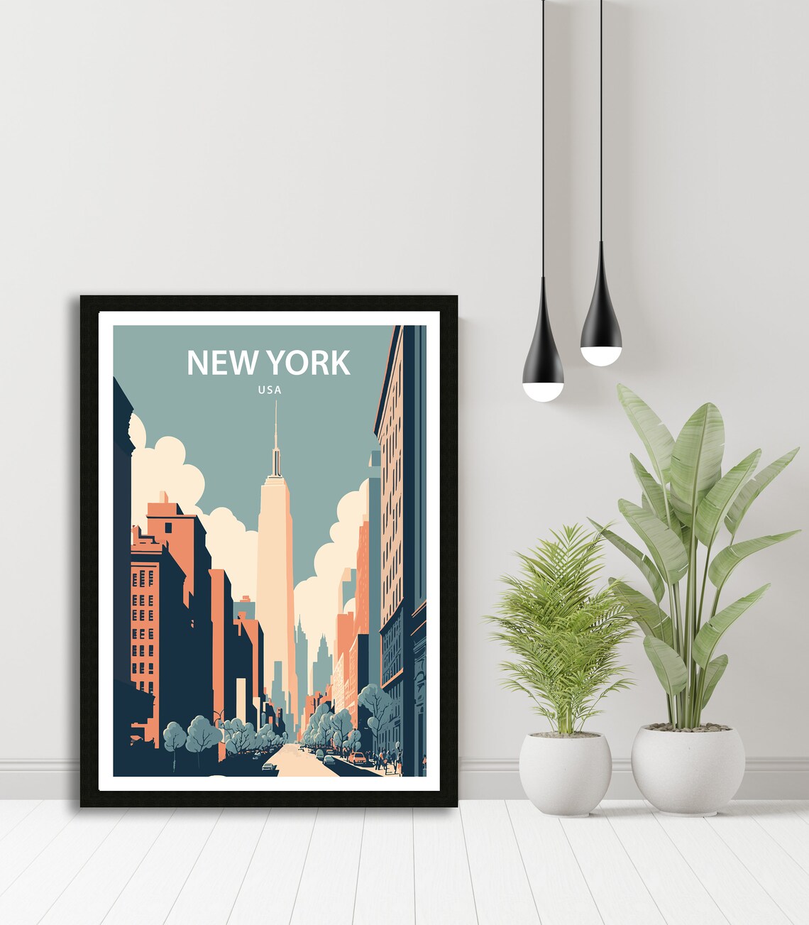 New York City Travel Poster, City Wall Decor - Image 4
