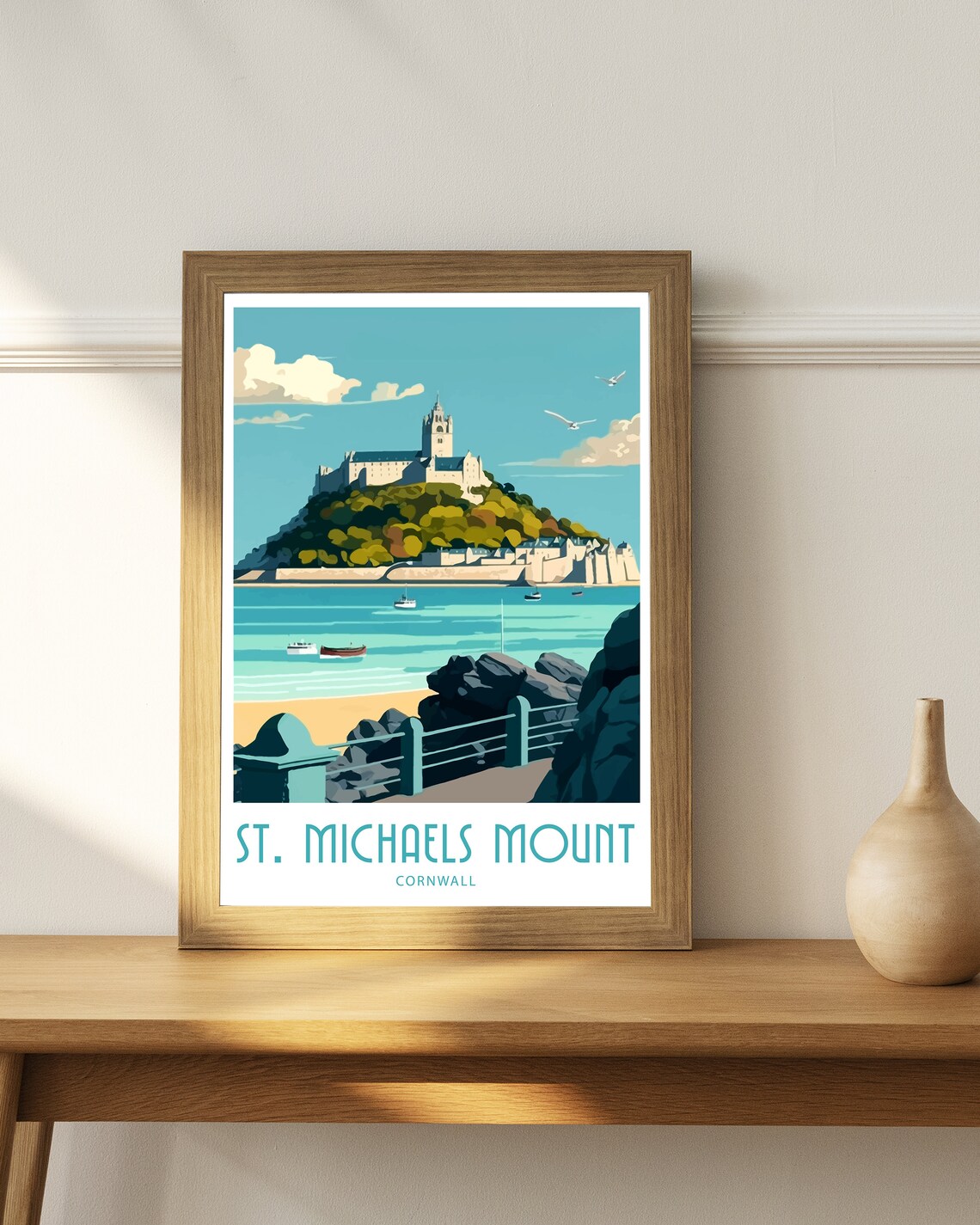 St Michaels Mount Home Decor Poster Print - Image 4