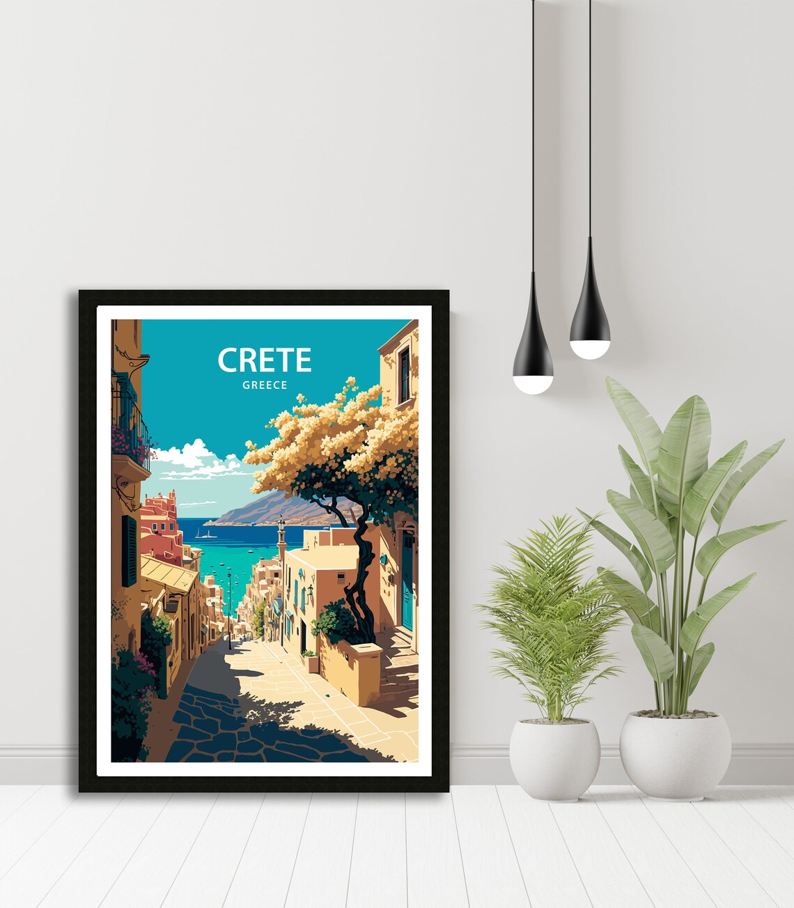 Crete Travel Poster, Greece Travel Art Print - Image 4
