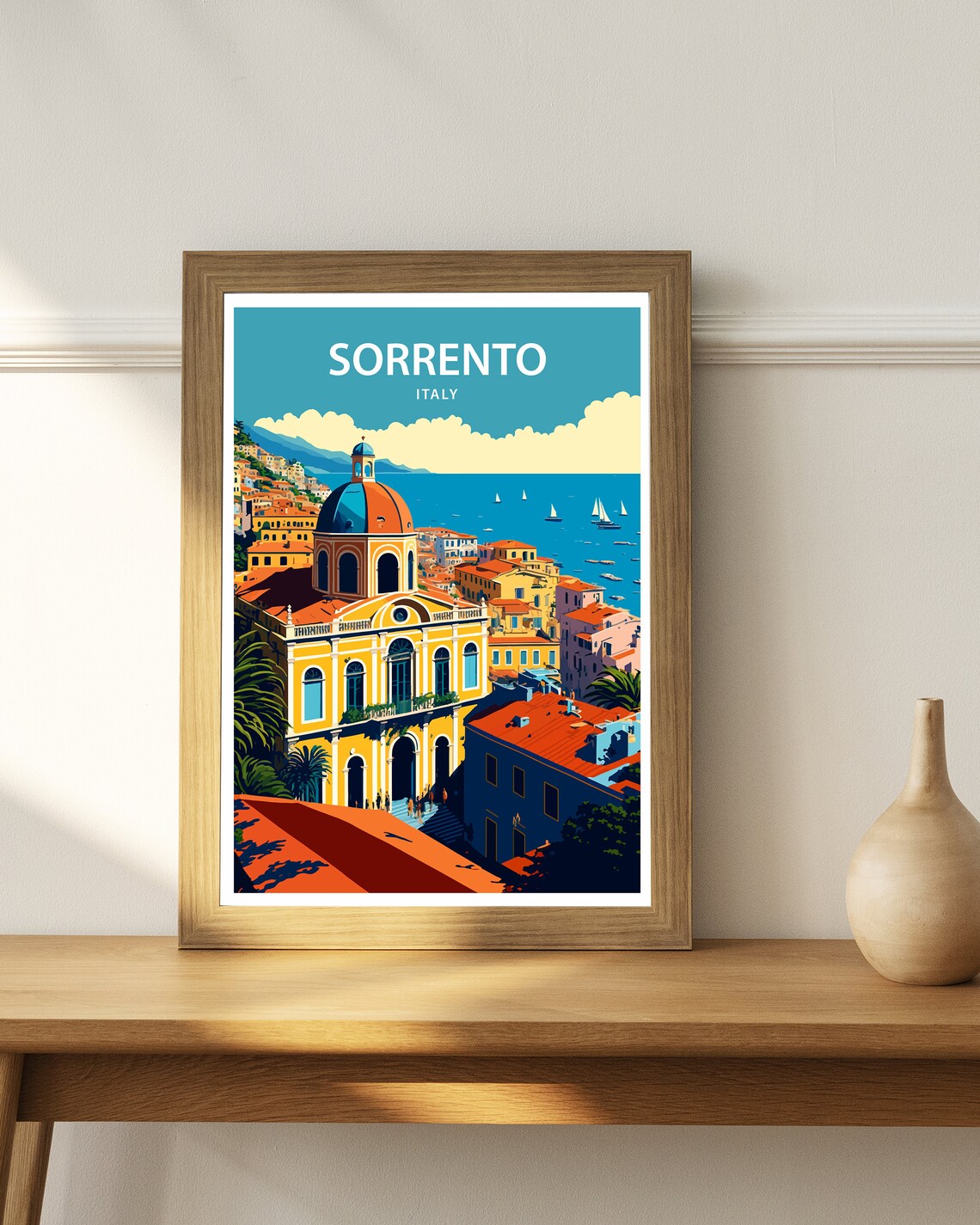 Sorrento Italy Travel Poster - Image 3