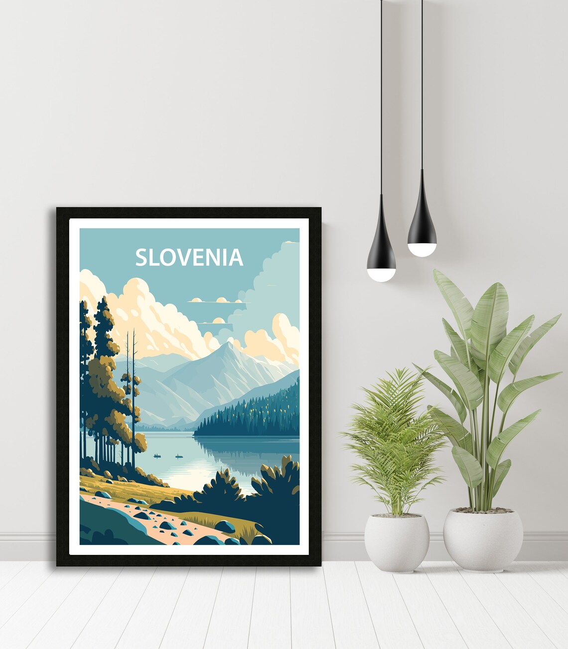 Slovenia Travel Poster, Europe Wall Art Print - Image 4